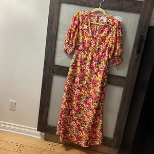 Tulip Creations Exclusive Floral Print Dress